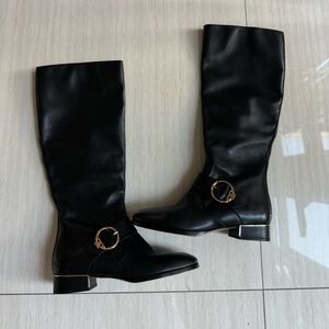 TORY BURCH LEATHER RIDING BOOTS
